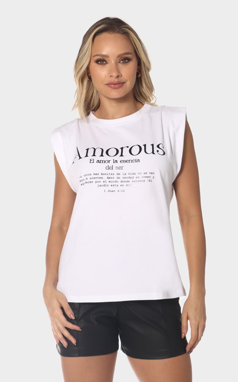 Camiseta Marfil Manga Sisa - Navissi