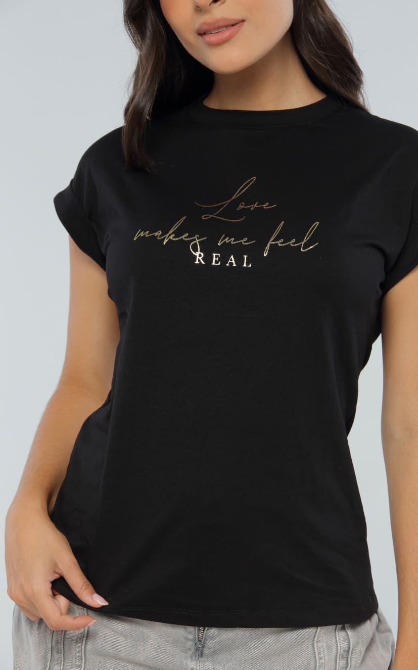 Camiseta Negra Guardapolvo