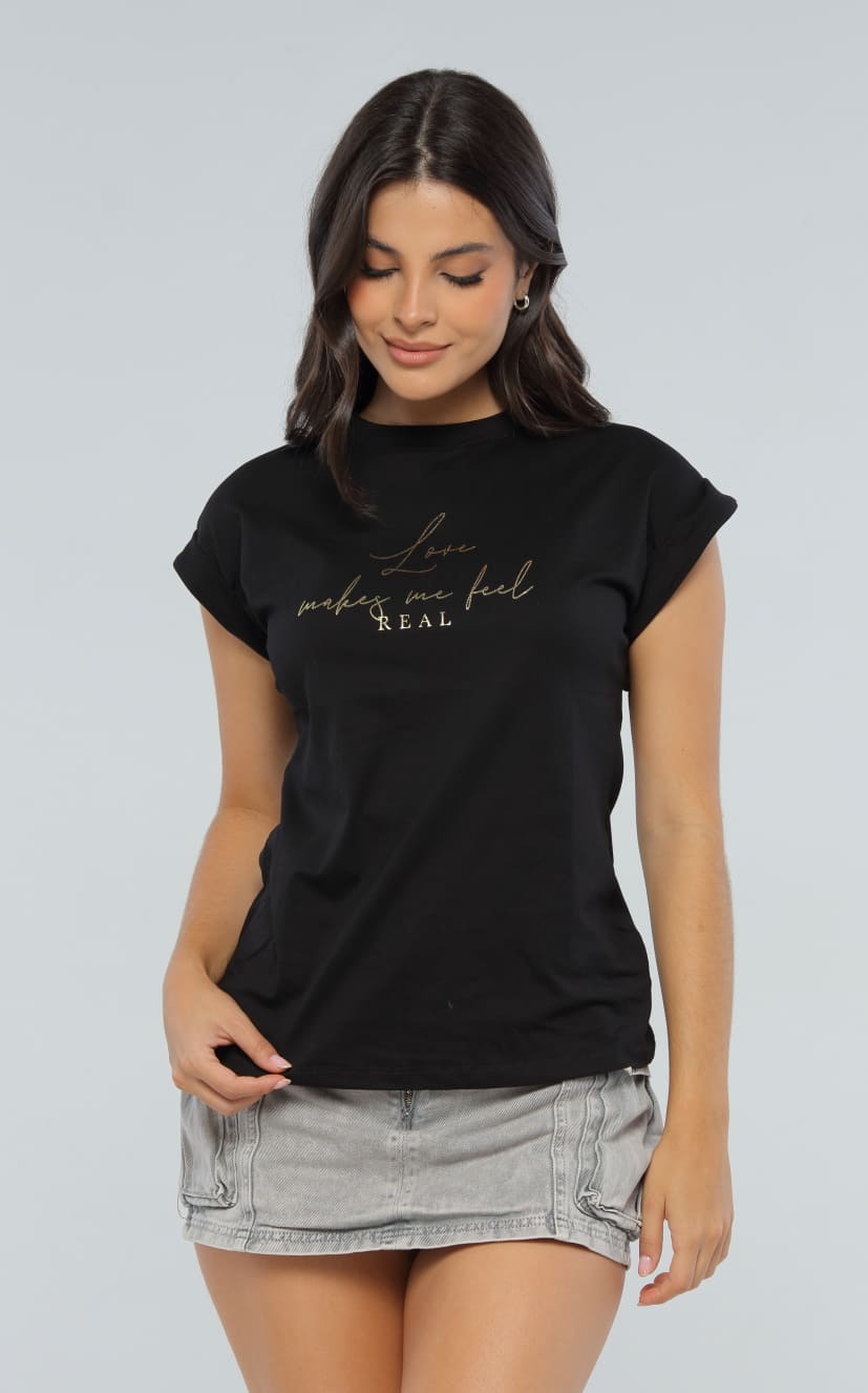 Camiseta Negra Guardapolvo