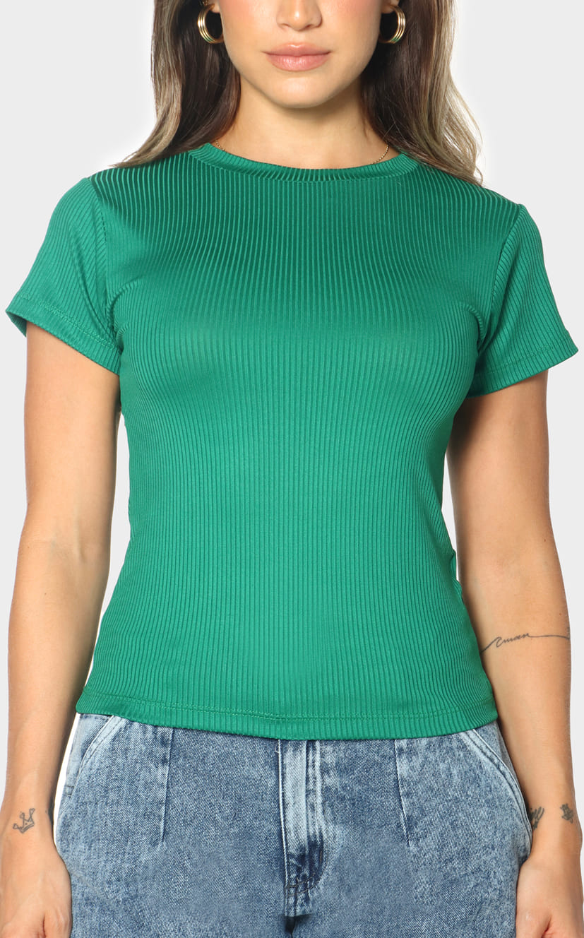 Camiseta Verde Básica