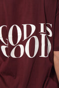 Burgundy Oversized T-Shirt