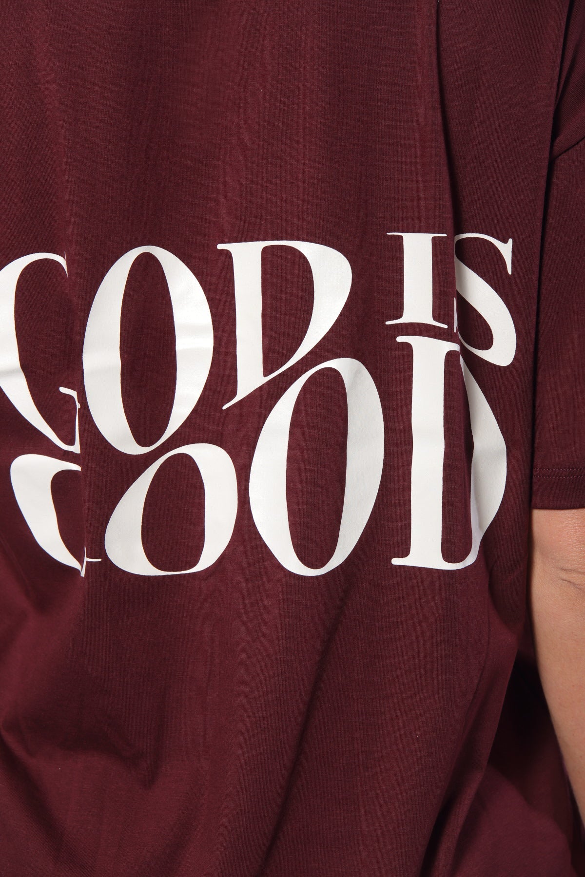 Burgundy Oversized T-Shirt