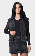 Chaleco Negro Oversize