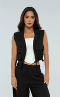 Chaleco Negro Cargo