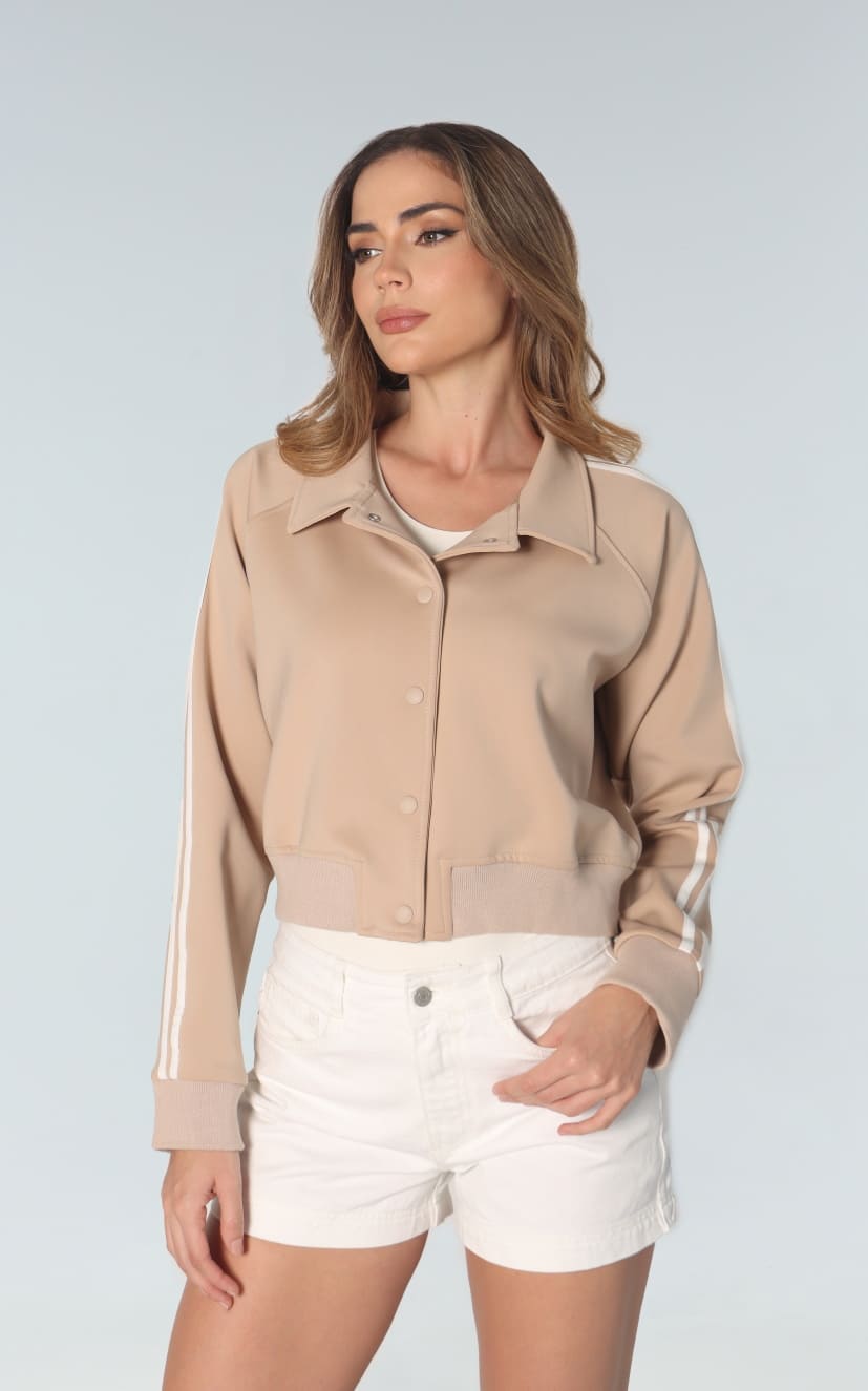 Chaqueta Arena Líneas
