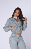 Blue Bomber Jacket