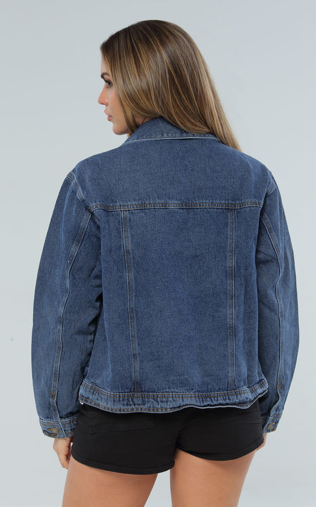 Chaqueta Azul Denim - Navissi