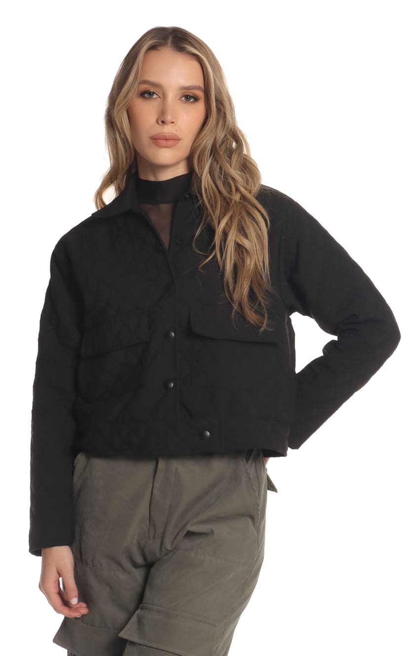 Chaqueta Negra Corta - Navissi Clothing ♡