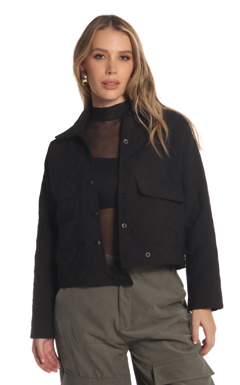 Chaqueta Negra Corta - Navissi Clothing ♡