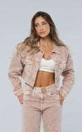 Chaqueta Rosa Denim