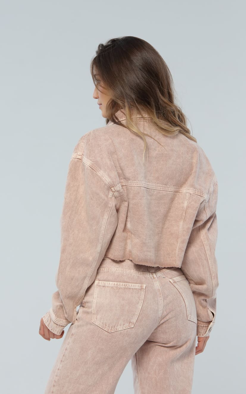 Chaqueta Rosa Denim