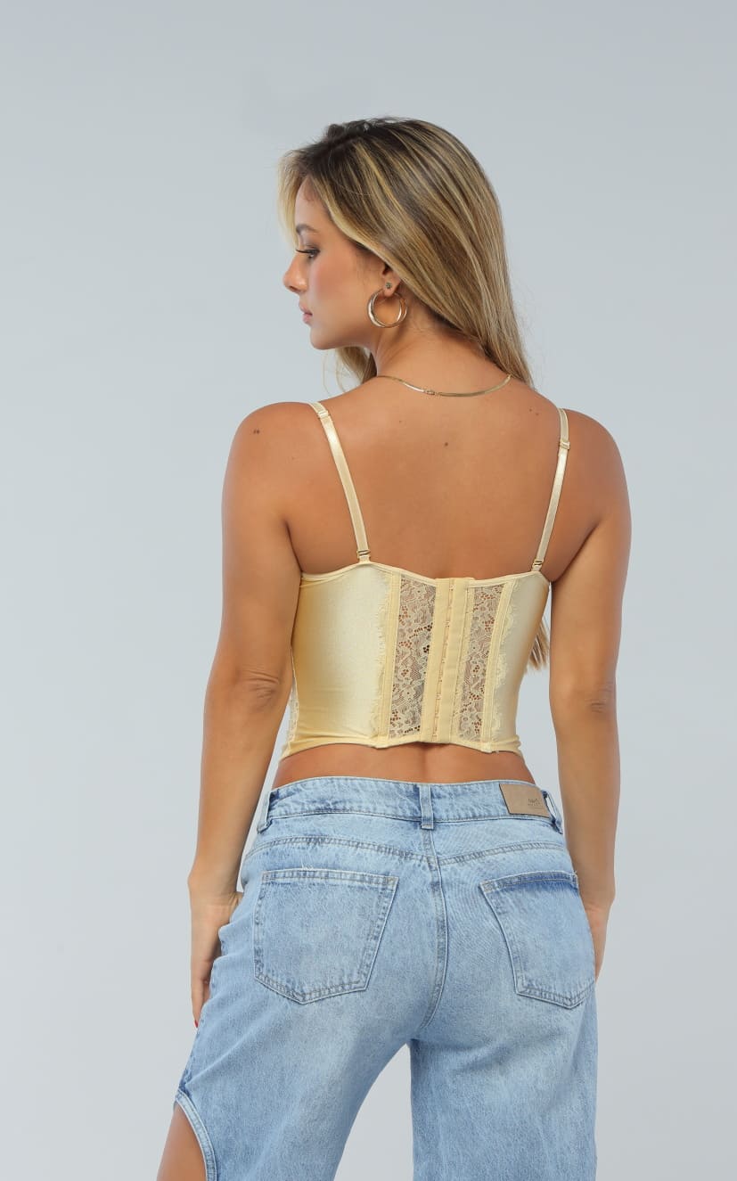 Corpiño Panacota Blonda