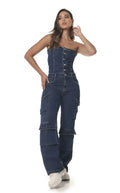 Enterizo Azul Denim - Navissi Clothing ♡