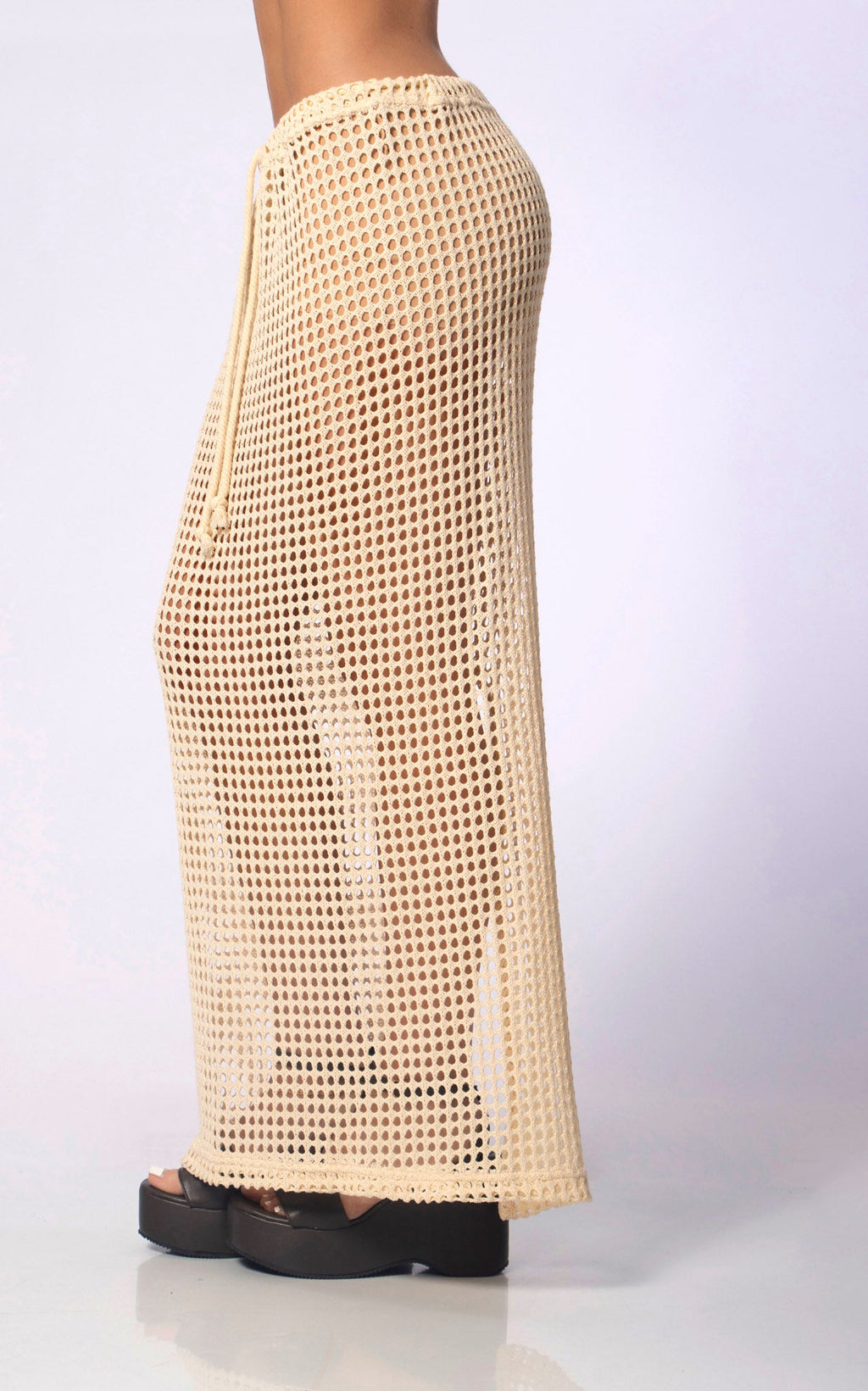Ecru Maxi Skirt