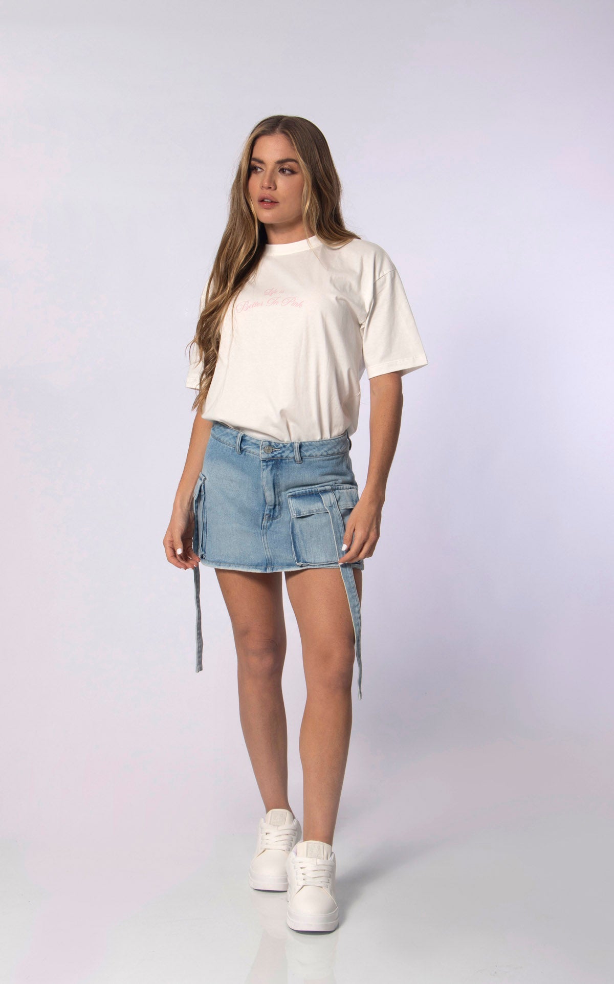Blue Skort