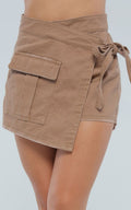 Falda Short Camel Denim