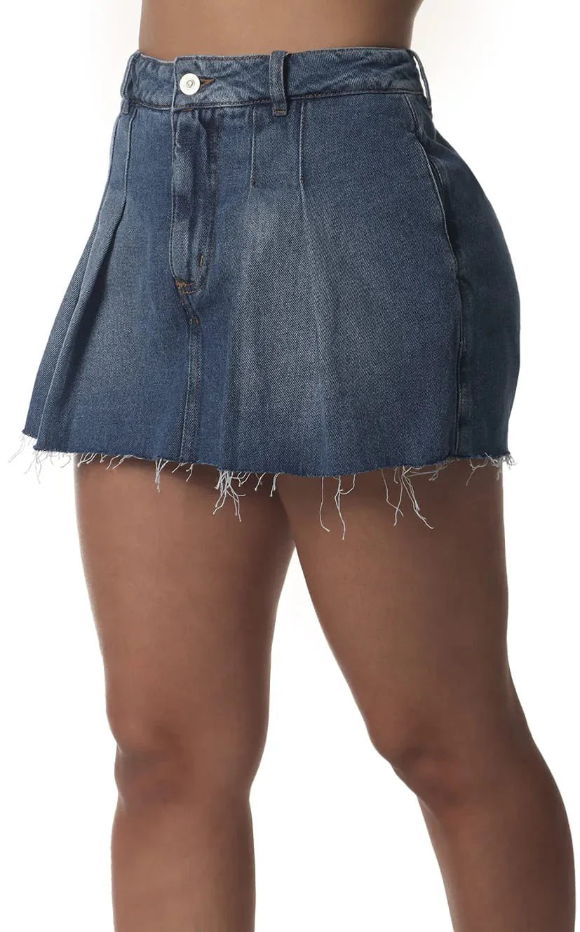 Falda Short Denim - Navissi Clothing ♡