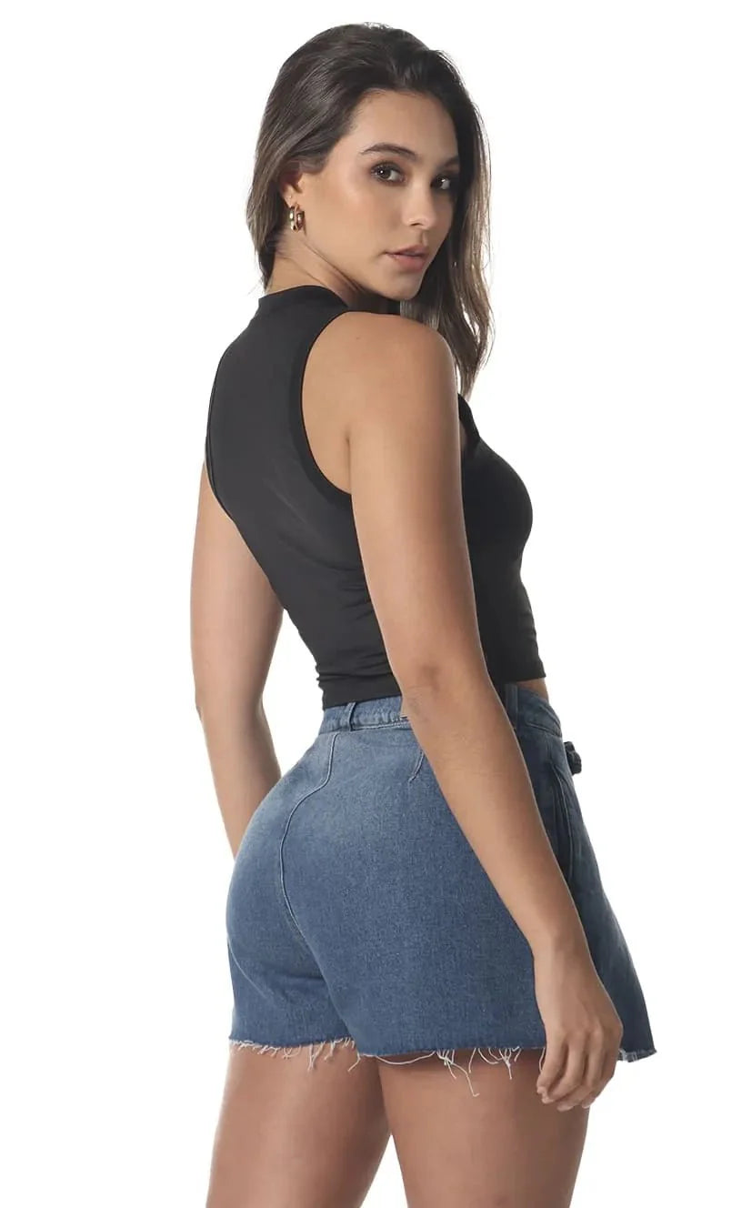 Falda Short Denim - Navissi Clothing ♡