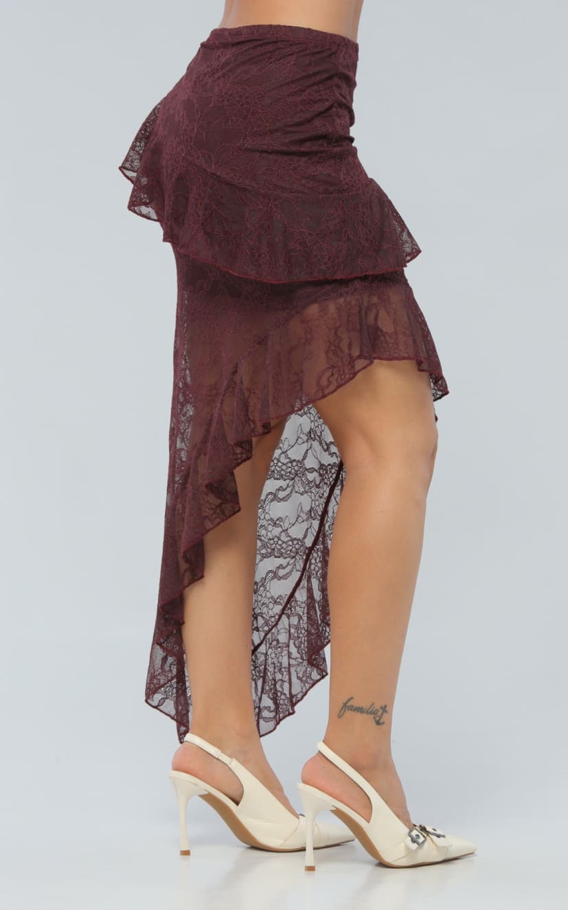 Falda Vinotinto Bolero