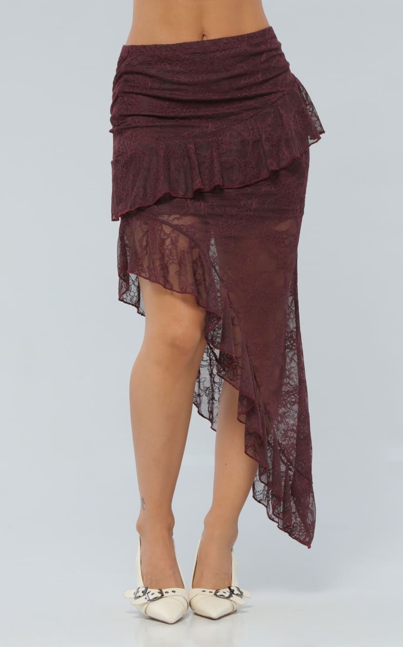 Falda Vinotinto Bolero