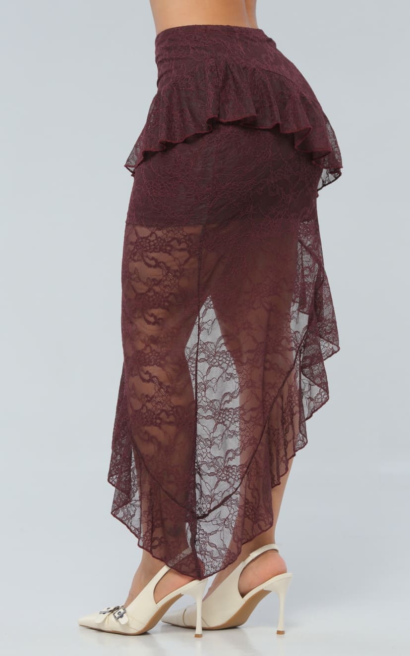 Falda Vinotinto Bolero