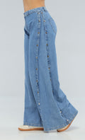 Jean Azul Palazzo Broches