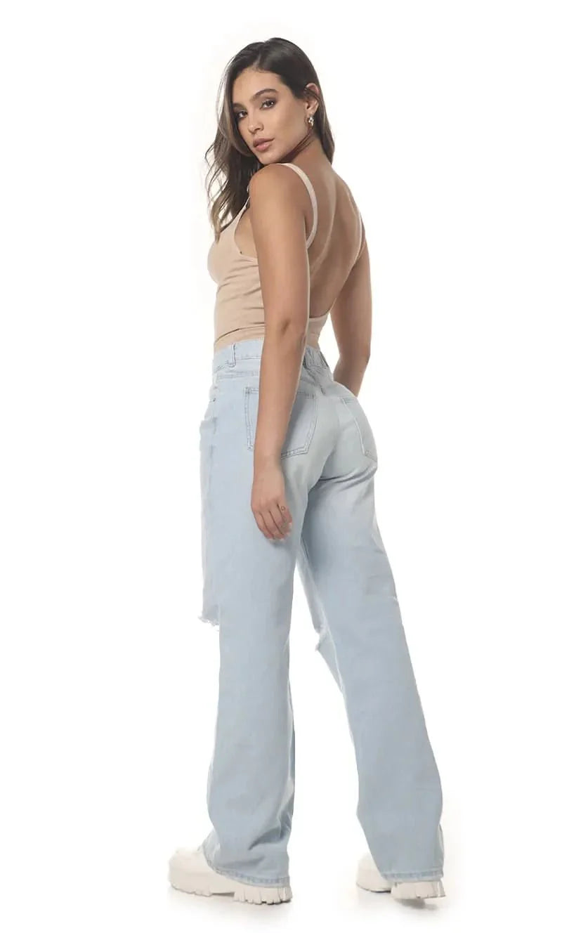 Jean Azul Straight - Navissi Clothing ♡