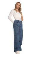 Jean Azul Wide Leg Cargo - Navissi Clothing ♡