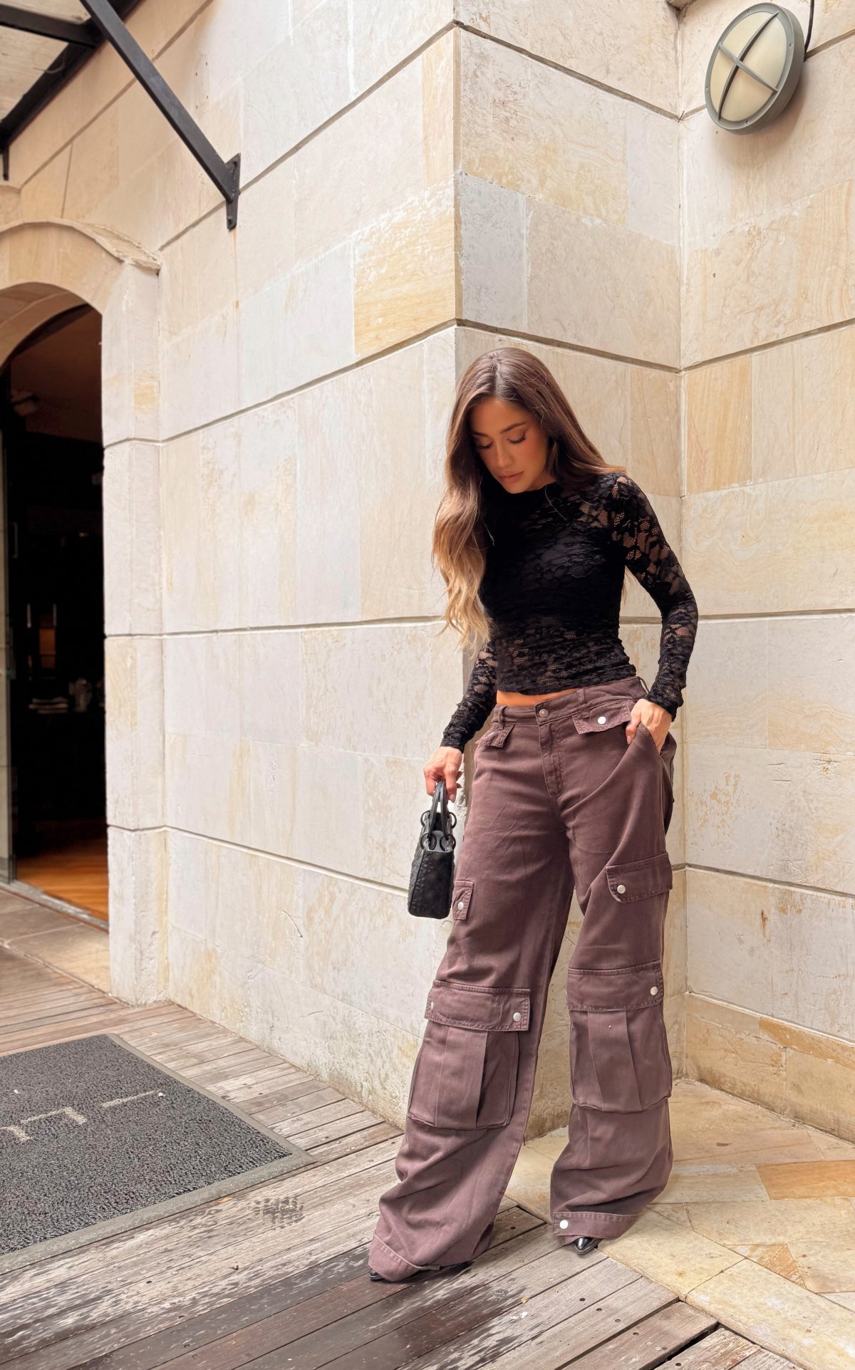 Chocolate Cargo Jeans