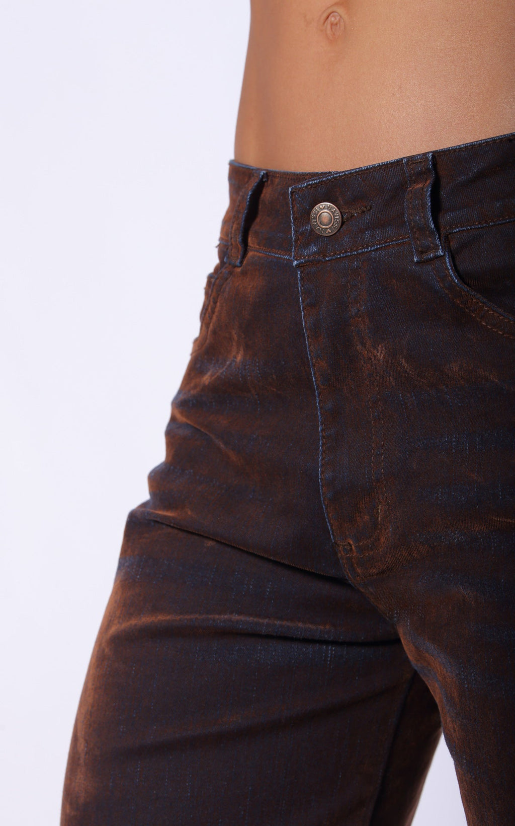 Jean Cobre Semi Wide Leg