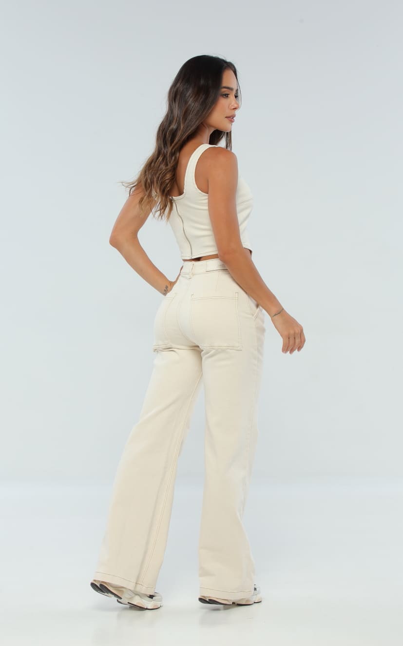 Jean Crudo Wide Leg