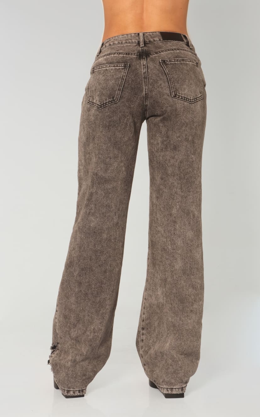 Jean Gris Wide Leg