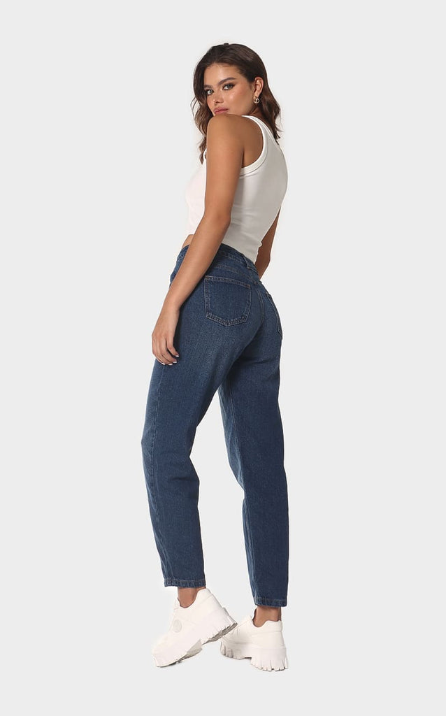 Jean Mom Fit Blue - Navissi