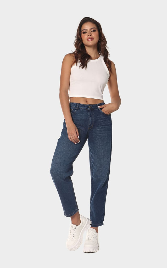 Jean Mom Fit Blue - Navissi