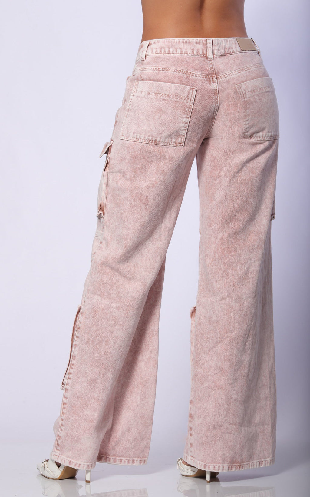 Pink Cargo Jeans