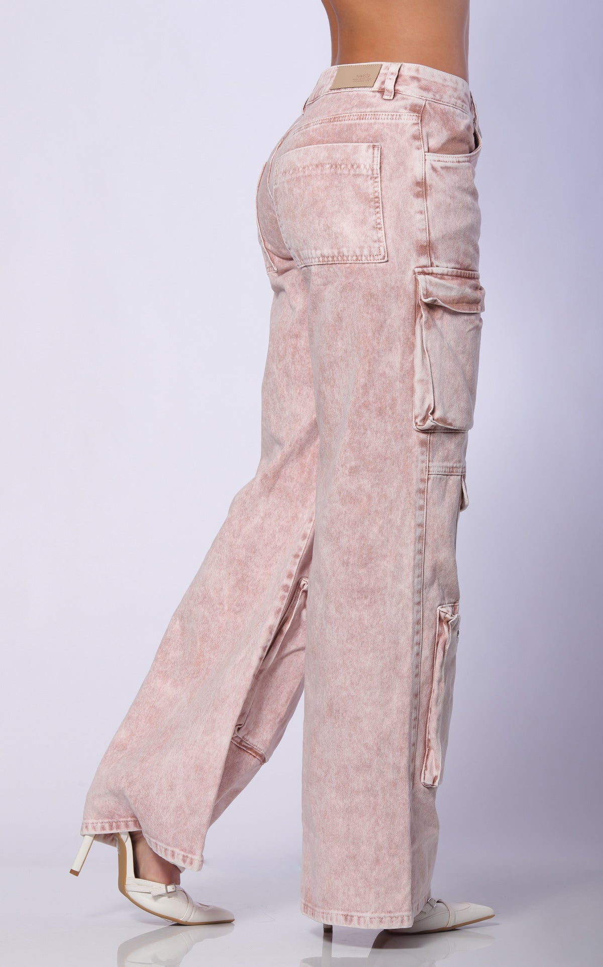 Pink Cargo Jeans