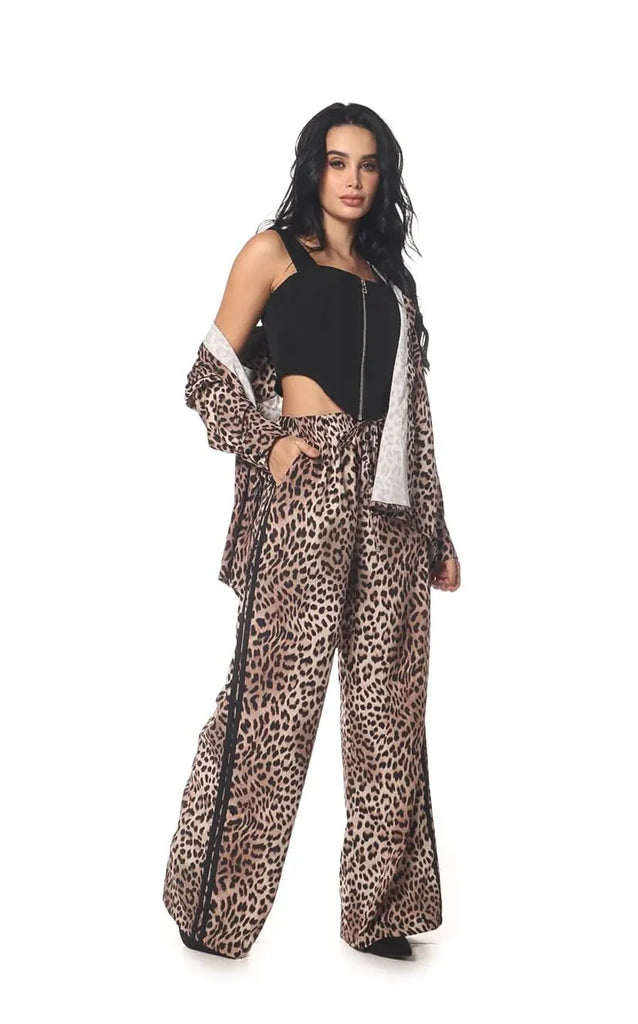 Pantalón Animal Print Líneas - Navissi Clothing ♡