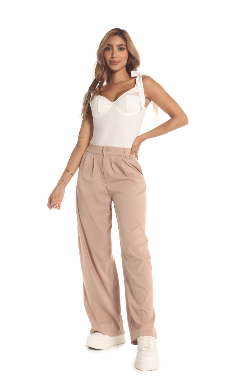 Pantalón Arena Pinzas - Navissi Clothing ♡