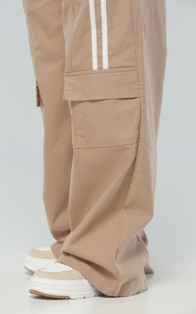 Pantalón Café Líneas