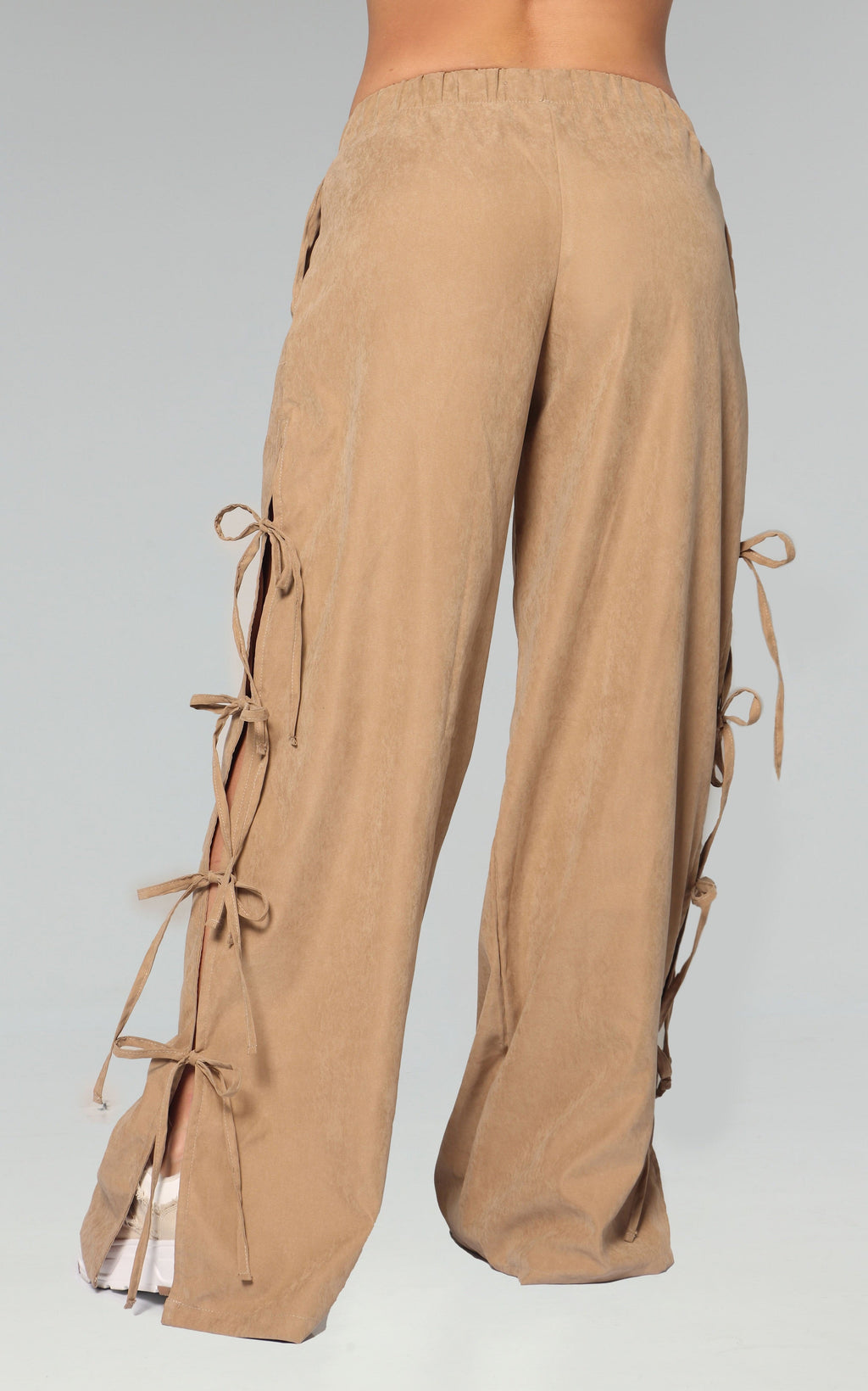 Pantalón Camel Amarres Laterales