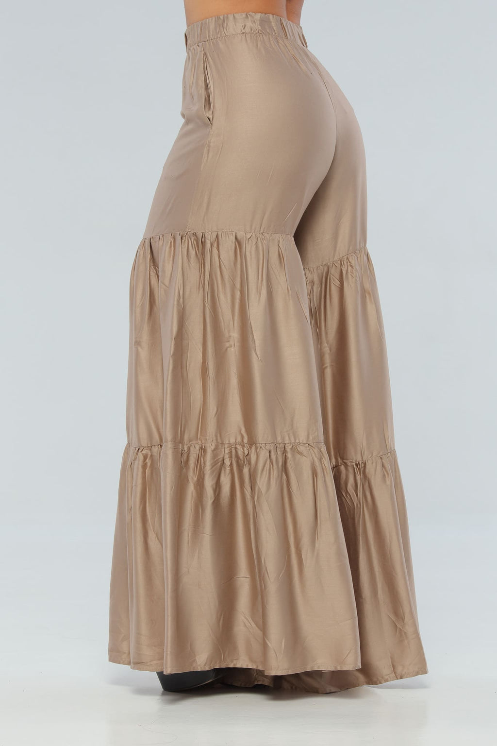 Pantalón Camel Recogidos
