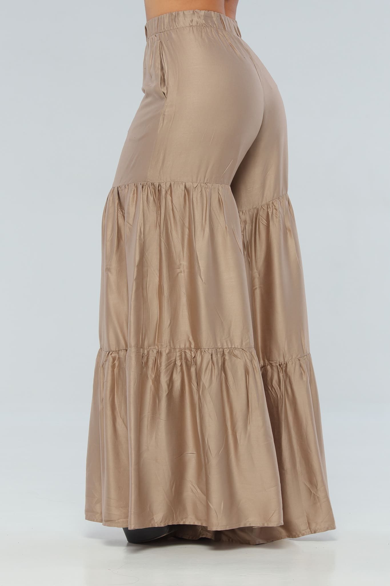 Pantalón Camel Recogidos