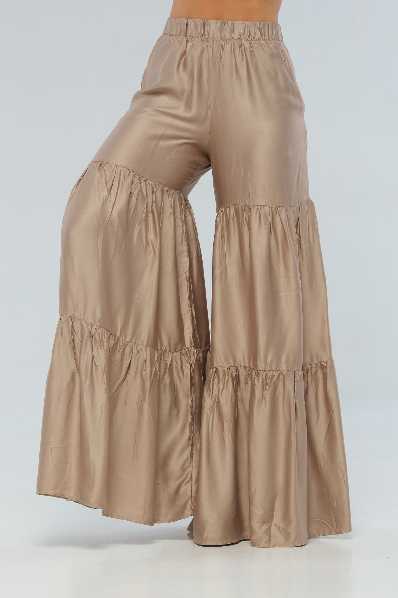 Pantalón Camel Recogidos