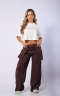 Chocolate Cargo Pants by Navissi