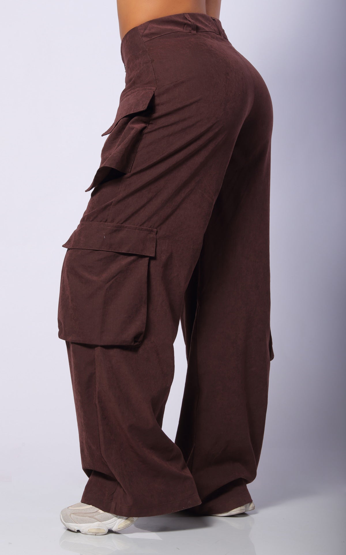 Chocolate Cargo Pants by Navissi