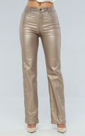 Pantalón Dorado Metalic