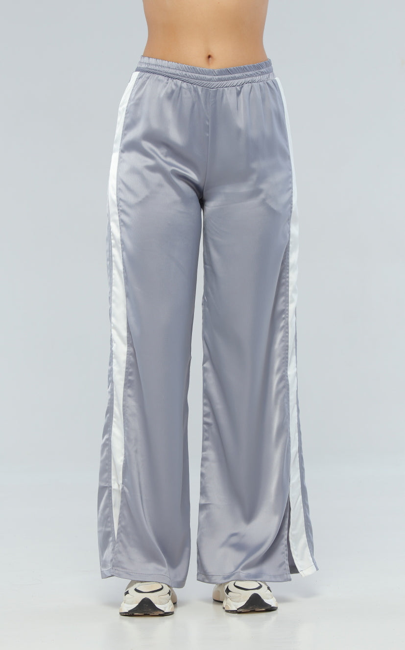 Pantalón Gris Contraste