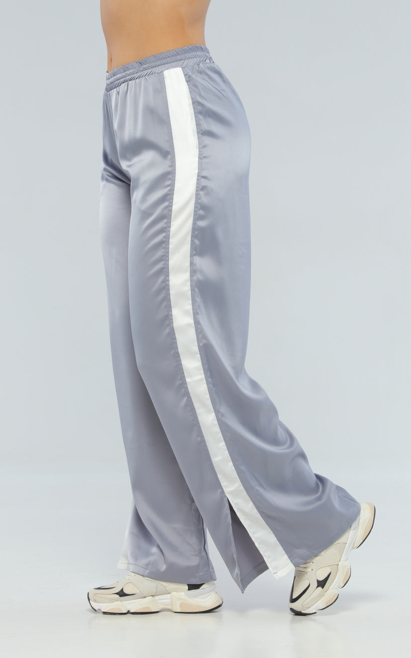 Pantalón Gris Contraste