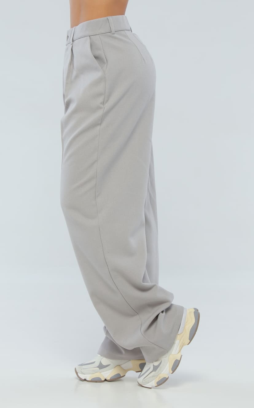 Pantalón Gris Tipo Sastre