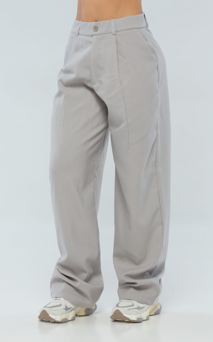 Pantalón Gris Tipo Sastre